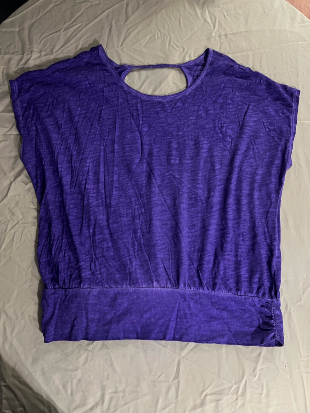 Lane Bryant Purple Muscle Tee